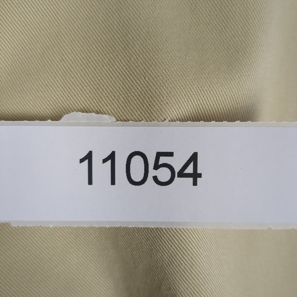 LL Bean Classic Fit Pleated Chinos Mens 42x32 Khaki Tan Cotton Pants - Picture 14 of 14